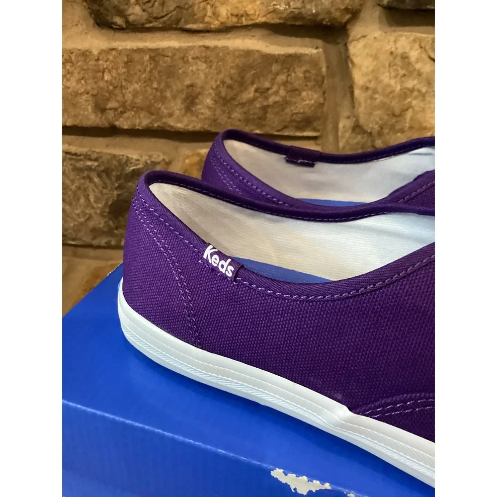 Keds Champion Purple Canvas Sneakers Blissarch Support Womens 9M KW-CHAMP-2C-500